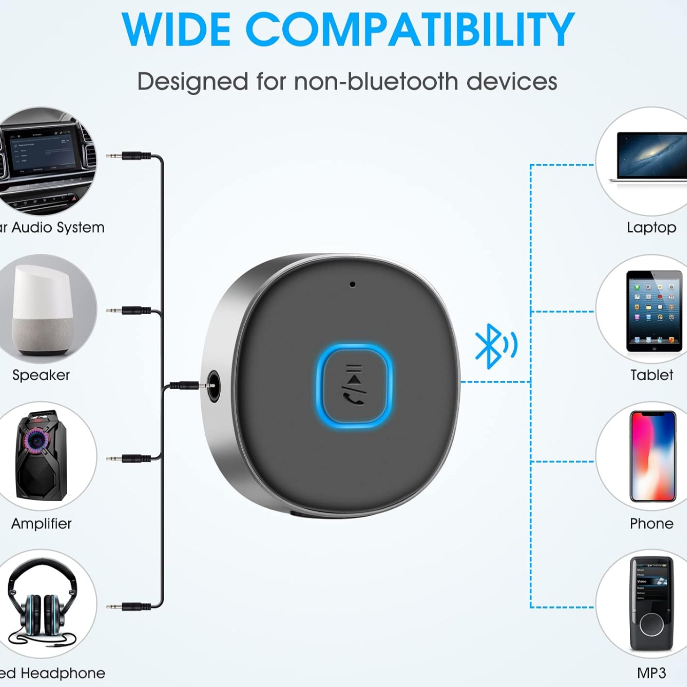 Bluetooth Receiver J33 (Audio Adapter)