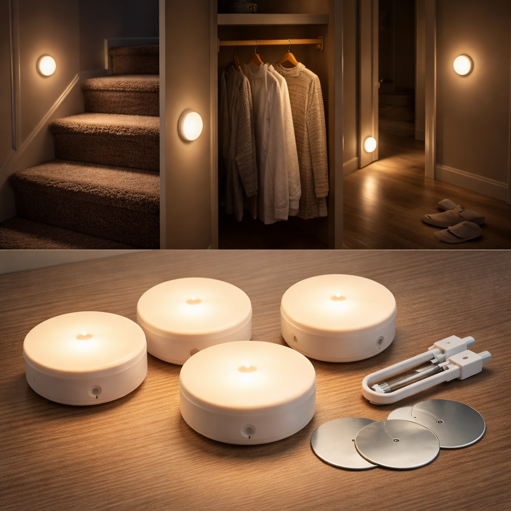 LED Motion Sensor Night Light – Pametna Noćna Svjetla (4 komada)