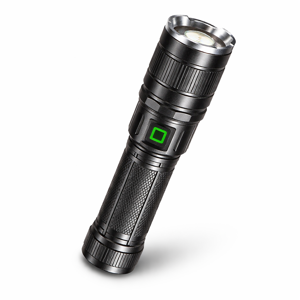 LED Rechargeable Flashlight GR2000 – Jaka Ručna Lampa (USB punjenje)